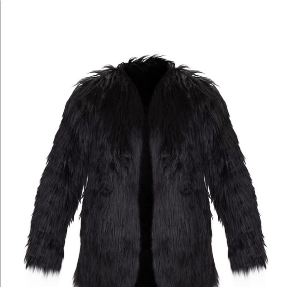 Crop faux fur coat - Picture 1 of 1